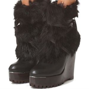 Rachel Zoe wedge boots for women's